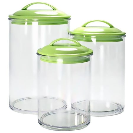 Reston Lloyd Reston Lloyd 11191 6pc Acrylic Canister Set  Lime 11191